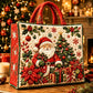 ⏰Christmas Limited Sale 50% OFF!!🎄50K+ SOLD! 🎁Christmas Theme Quilted Tote Bag