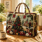 ⏰Christmas Limited Sale 50% OFF!!🎄50K+ SOLD! 🎁Christmas Theme Quilted Tote Bag