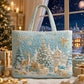 ⏰Christmas Limited Sale 50% OFF!!🎄50K+ SOLD! 🎁Christmas Theme Quilted Tote Bag