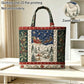⏰Christmas Limited Sale 50% OFF!!🎄50K+ SOLD! 🎁Christmas Theme Quilted Tote Bag