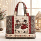 ⏰Christmas Limited Sale 50% OFF!!🎄50K+ SOLD! 🎁Christmas Theme Quilted Tote Bag