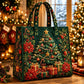 ⏰Christmas Limited Sale 50% OFF!!🎄50K+ SOLD! 🎁Christmas Theme Quilted Tote Bag