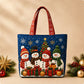 ⏰Christmas Limited Sale 50% OFF!!🎄50K+ SOLD! 🎁Christmas Theme Quilted Tote Bag