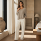 🥳AUTUMN HOT SALE🥳🍂50K+ SOLD!💥50% OFF!Women's V-Neck Loose Long Sleeve Top