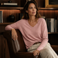 🥳AUTUMN HOT SALE🥳🍂50K+ SOLD!💥50% OFF!Women's V-Neck Loose Long Sleeve Top