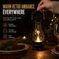 ⏰ Limited Sale 50% OFF!!🔥50K+ SOLD! 🎁Add Warm Glow Instantly! No-Flame Flickering LED Kerosene Lantern