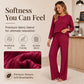 🔥LAST DAY SALE 70% OFF👍✨Women's 2026 UK Ribbed Knit Top & Straight Pants Set