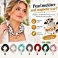 🎁🎄Christmas Sale 60% OFF!💞50K+ SOLD!✨Women's Elegant Magnetic Pearl Scarf Necklace