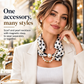 🎁🎄Christmas Sale 60% OFF!💞50K+ SOLD!✨Women's Elegant Magnetic Pearl Scarf Necklace