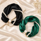 🎁🎄Christmas Sale 60% OFF!💞50K+ SOLD!✨Women's Elegant Magnetic Pearl Scarf Necklace