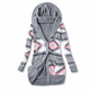 🌸Hot Sale 49% OFF💖Women's Mid-Length Hooded Knit with Cotton Lining