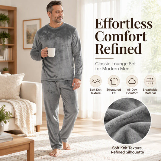 🎁🔥Last day sale 50% OFF🔥Men's Cozy Thermal Velvet Pajama Set