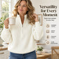 🥳AUTUMN HOT SALE 50% OFF!🥳🍂Women's Stand Collar Half-Zip Knit Sweater