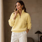 🥳AUTUMN HOT SALE 50% OFF!🥳🍂Women's Stand Collar Half-Zip Knit Sweater