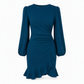 🎁🔥Last day sale 50% OFF🔥Women's Solid Color Puff Sleeve Bodycon Dress