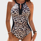 🎁【50% OFF】PowerSculpt Leopard Swimsuit 🎁 | UPF50+ Fabric | For Surfing/Swim/Sunbathing
