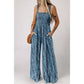 🏖️Hot Sale 50% OFF🌼Women’s Casual Print Sleeveless Overalls Jumpsuits 2